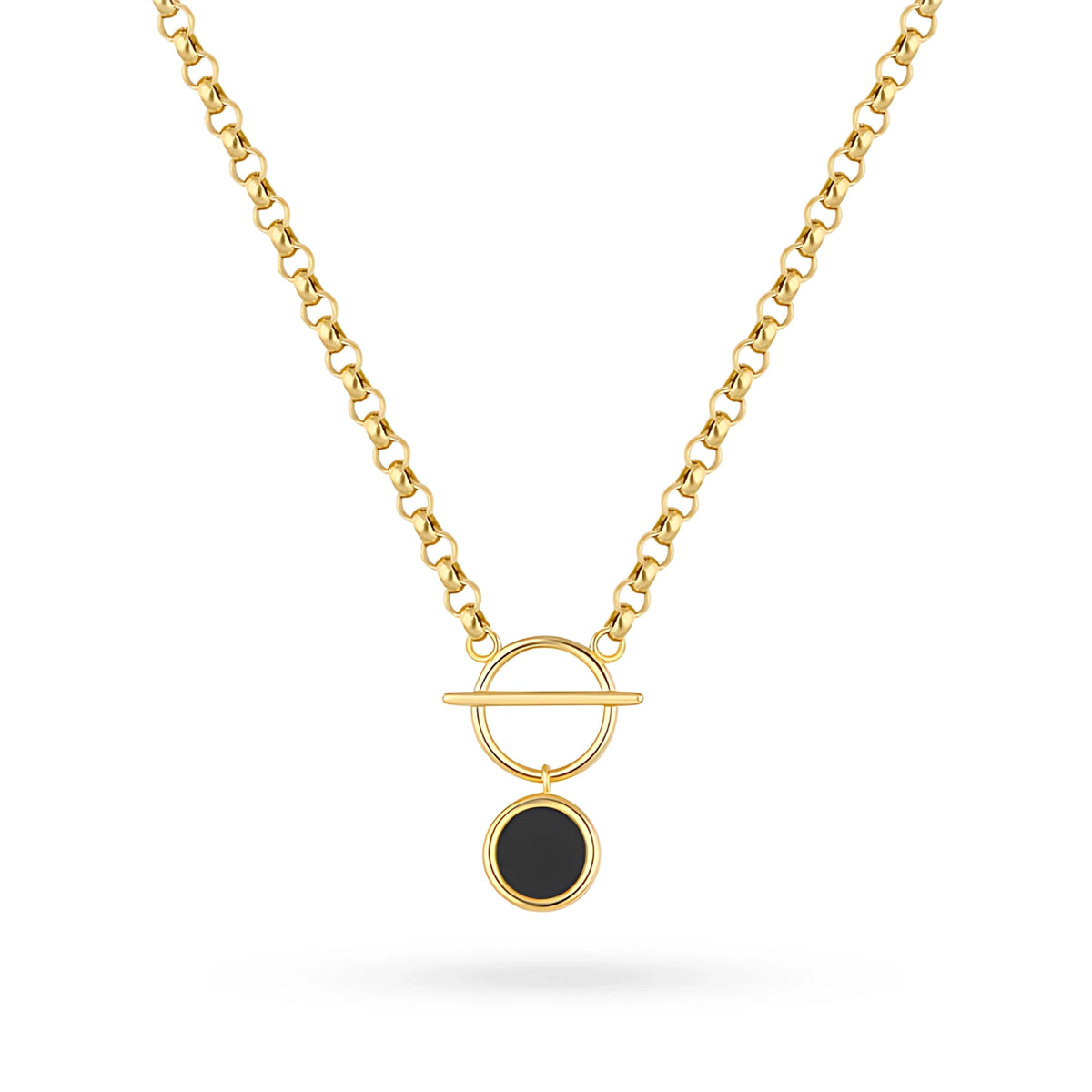 Ce collier en or 14 carats est un accessoire exclusif. Parfait pour un cadeau.