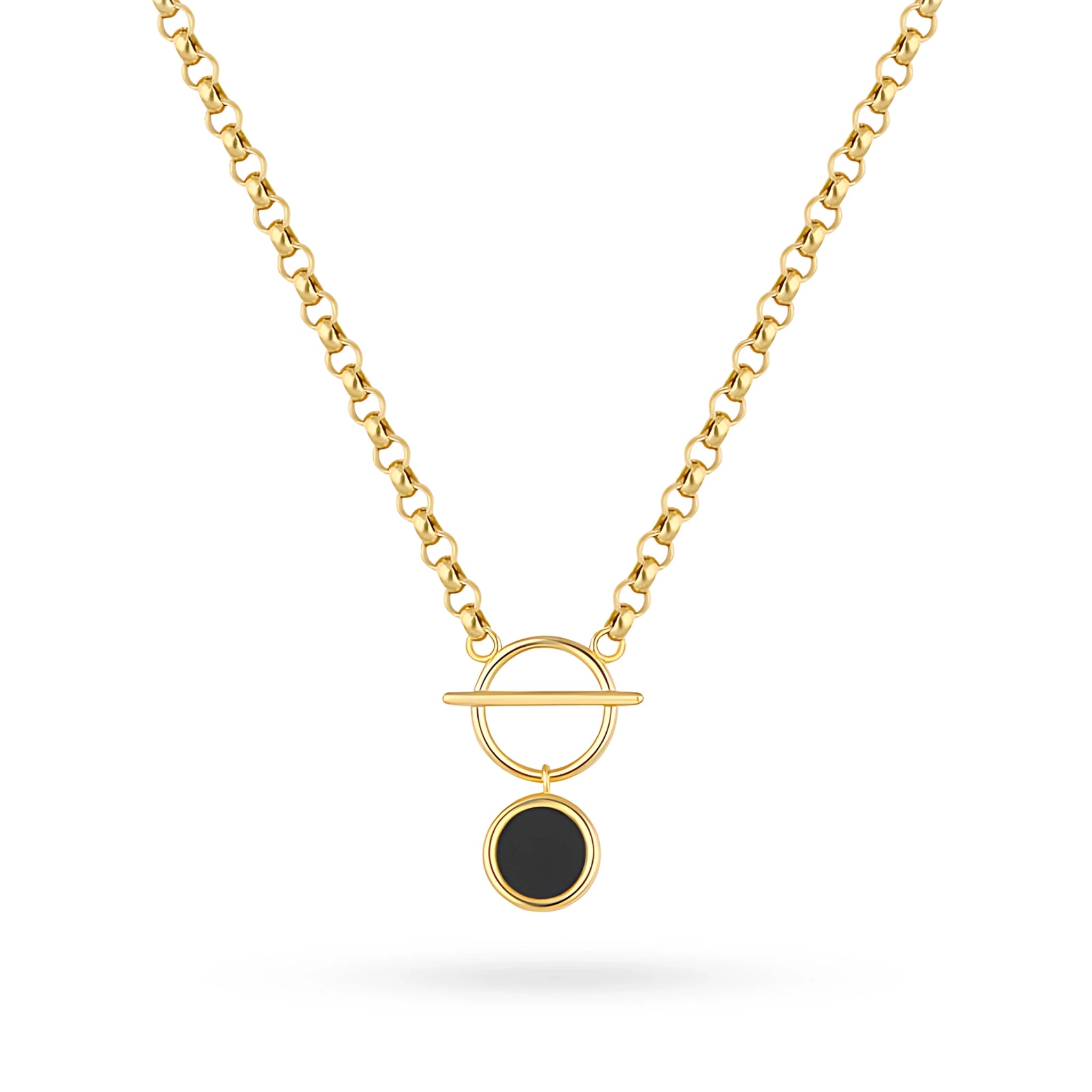 Ce collier en or 14 carats est un accessoire exclusif. Parfait pour un cadeau.
