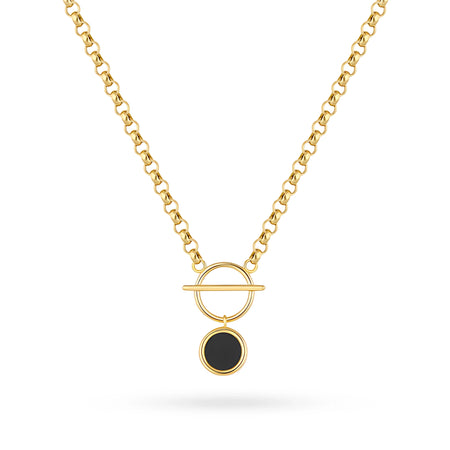 Ce collier en or 14 carats est un accessoire exclusif. Parfait pour un cadeau.