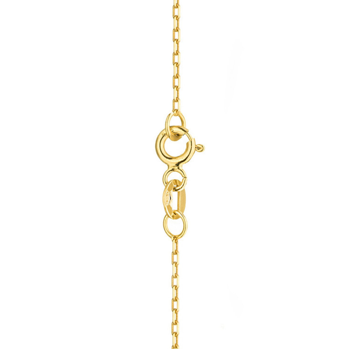 Cette chaîne en or 14 carats avec un tissage ancre est un accessoire exclusif. Parfait pour un cadeau.