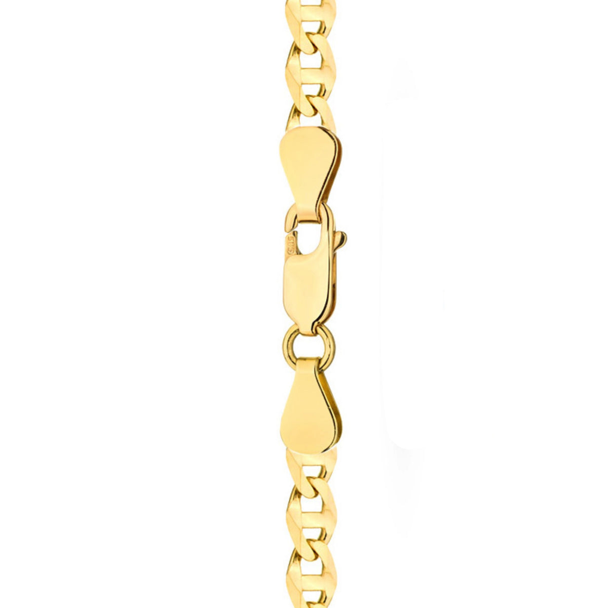 Cette chaîne Gucci de 4 mm en or 14 carats est un accessoire exclusif. Parfait pour un cadeau.