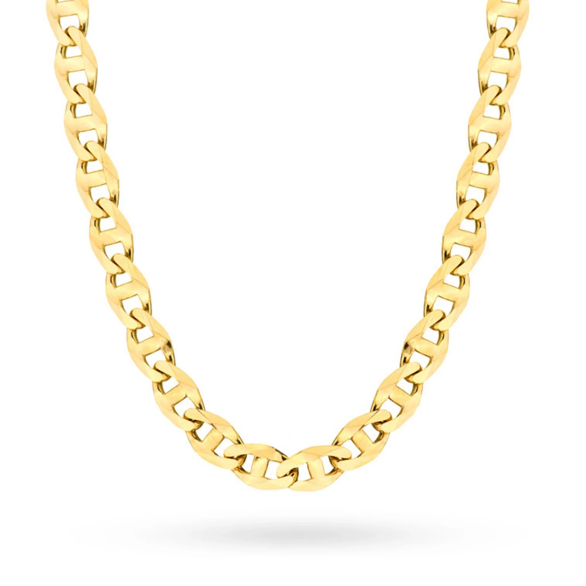 This 14-carat gold 4mm gucci chain  is an exclusive accessory. Perfect for a gift.
